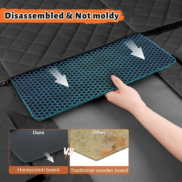 Ultimate Comfort and Safety: Dog Car Seat Cover with Hard Bottom