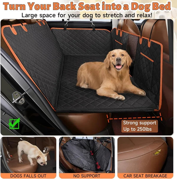Ultimate Comfort and Safety: Dog Car Seat Cover with Hard Bottom