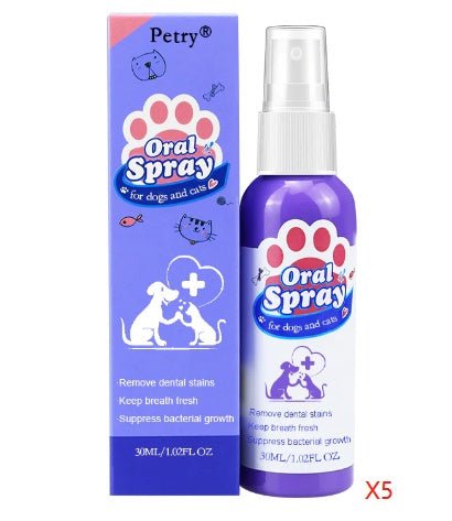 Dental Teeth Cleaning Pet Oral Spray For Cats And Dogs - Dog & You
