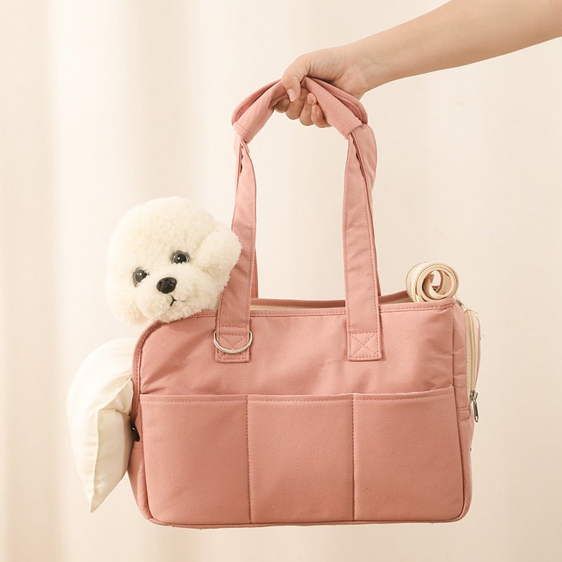 🐾 Dog & You™ Large Cotton Pet Tote Bag for Dogs & Cats - Dog & You