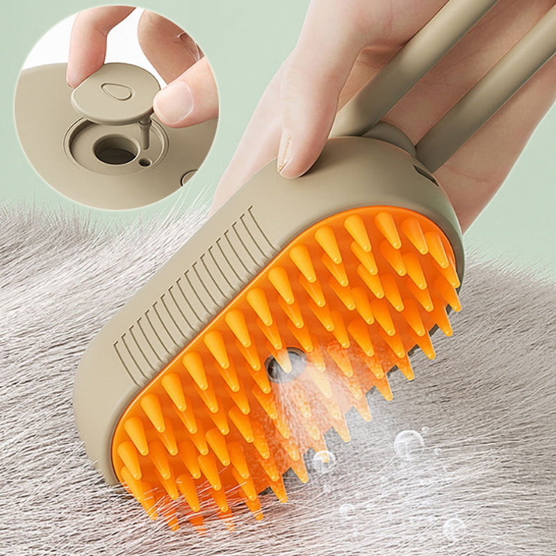 🐾 Dog & You™ 3-in-1 Steam Grooming Brush