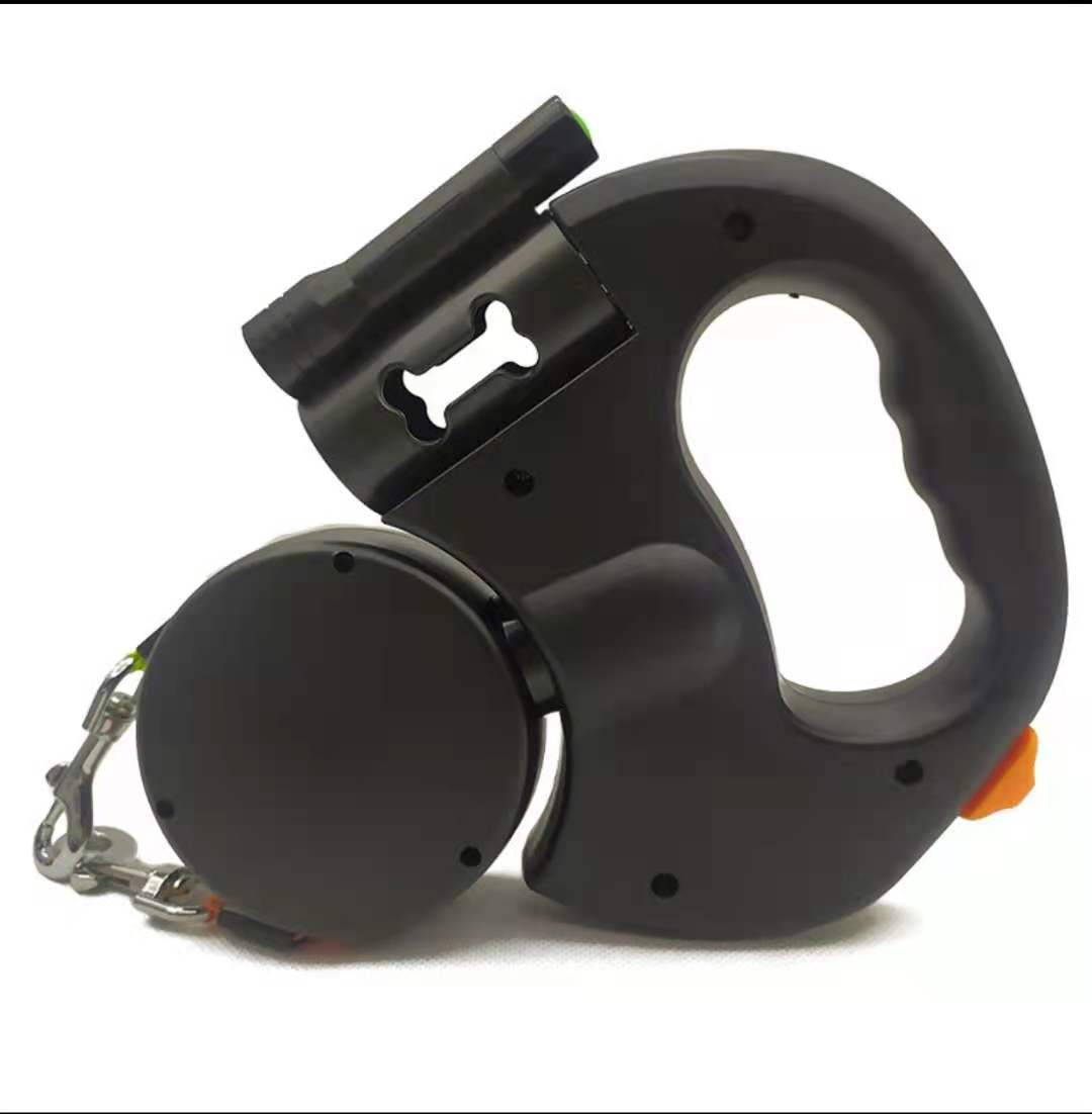 🐾 Dog & You™ Dual LED Retractable Leash