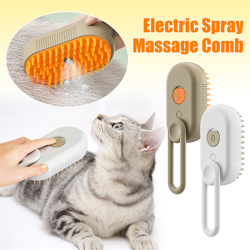 🐾 Dog & You™ 3-in-1 Steam Grooming Brush