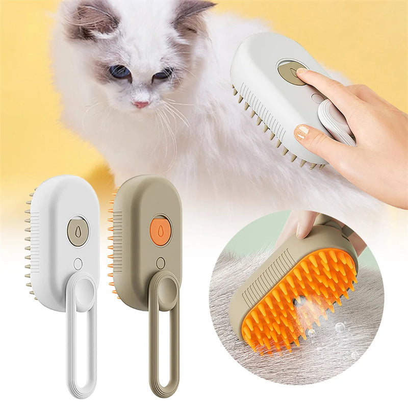 🐾 Dog & You™ 3-in-1 Steam Grooming Brush