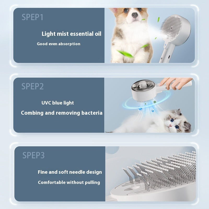 🐾 Dog & You™ UV Care Grooming Brush