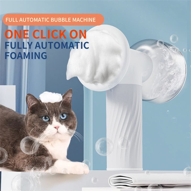 Automatic Foaming Dog Cat Bath Brush Dog Shampoo Brush With Soap Dispenser Electric Pet Grooming Massage Brush Pet Bath Brush Scrubber Comb For Dog Cat Pet Products - Dog & You