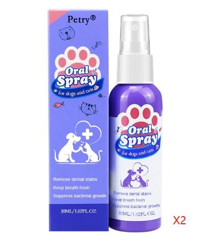 Dental Teeth Cleaning Pet Oral Spray For Cats And Dogs - Dog & You