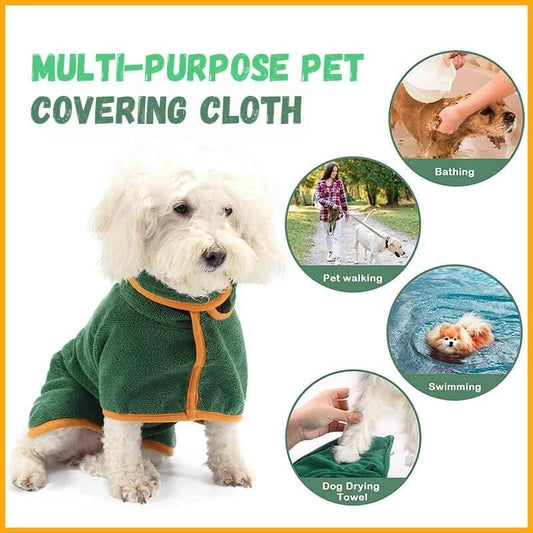 🐾 Dog &amp; You™ Quick-Dry Pet Bathrobe - Dog & You
