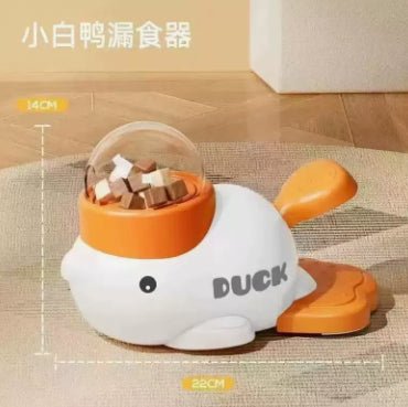 Dog Puzzle Feeder Interactive Pet Food Treat Dispenser Cartoon Duck Design Anti-slip Pets Automatic Feeder Toys For Dog Training Pet Products - Dog & You