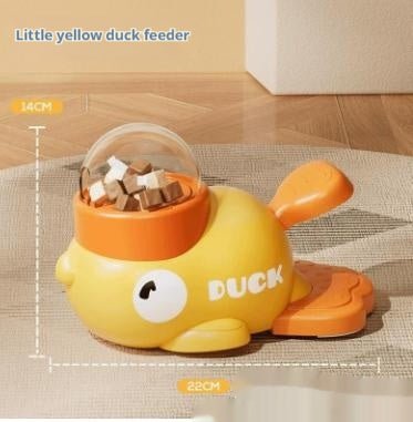 Dog Puzzle Feeder Interactive Pet Food Treat Dispenser Cartoon Duck Design Anti-slip Pets Automatic Feeder Toys For Dog Training Pet Products - Dog & You