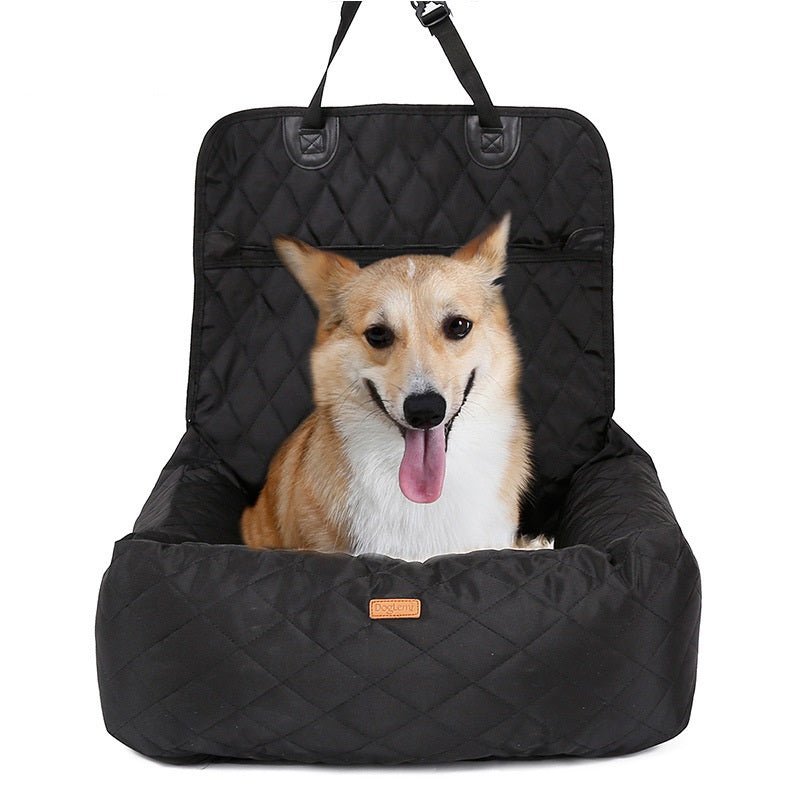 🐾 Dog & You™ 2-in-1 Foldable Dog Car Seat & Pet Bed - Dog & You