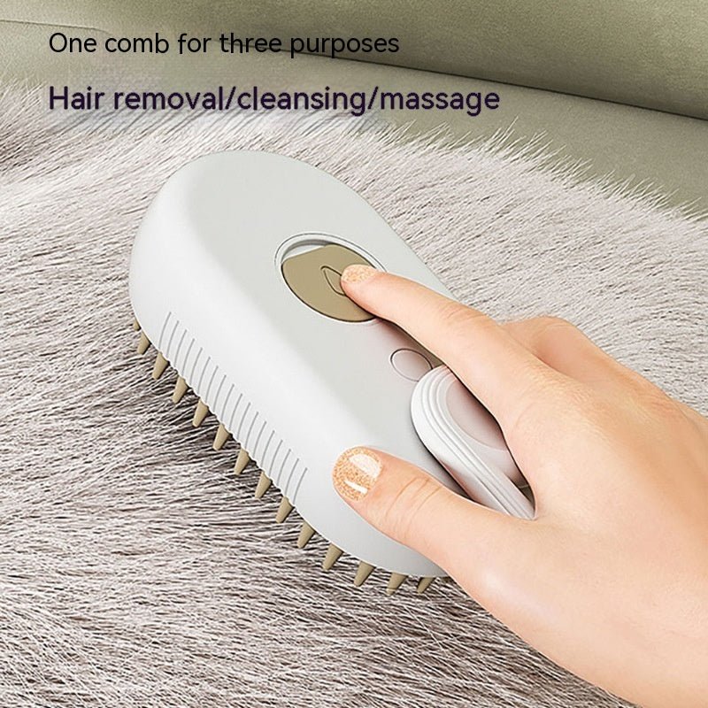 🐾 Dog & You™ 3-in-1 Steam Grooming Brush - Dog & You