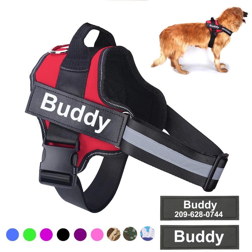 🐾 Dog & You™ Colorful No-Pull Harness — Reflective & Breathable - Dog & You