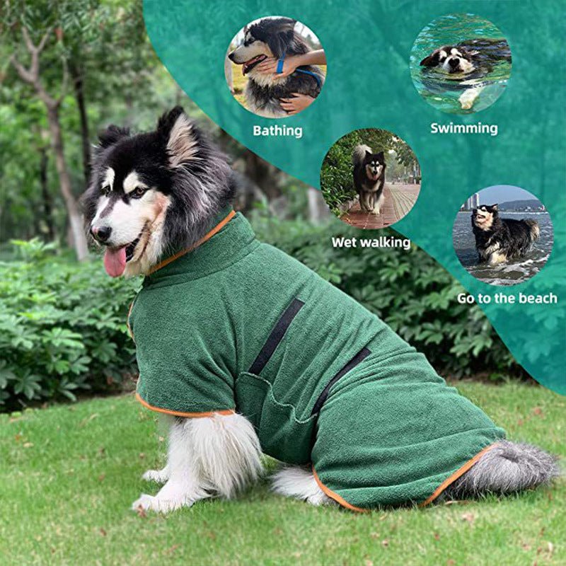 🐾 Dog & You™ DryWrap Pet Bathrobe - Dog & You