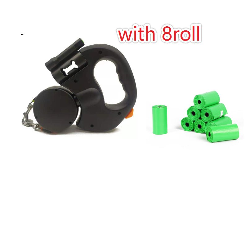 🐾 Dog & You™ Dual LED Retractable Leash - Dog & You