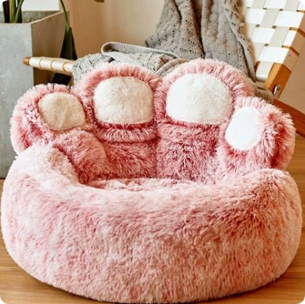 Dog & You – Fleece-Lined Dog Bed | Warm Round Kennel for Medium & Large Dogs - Dog & You