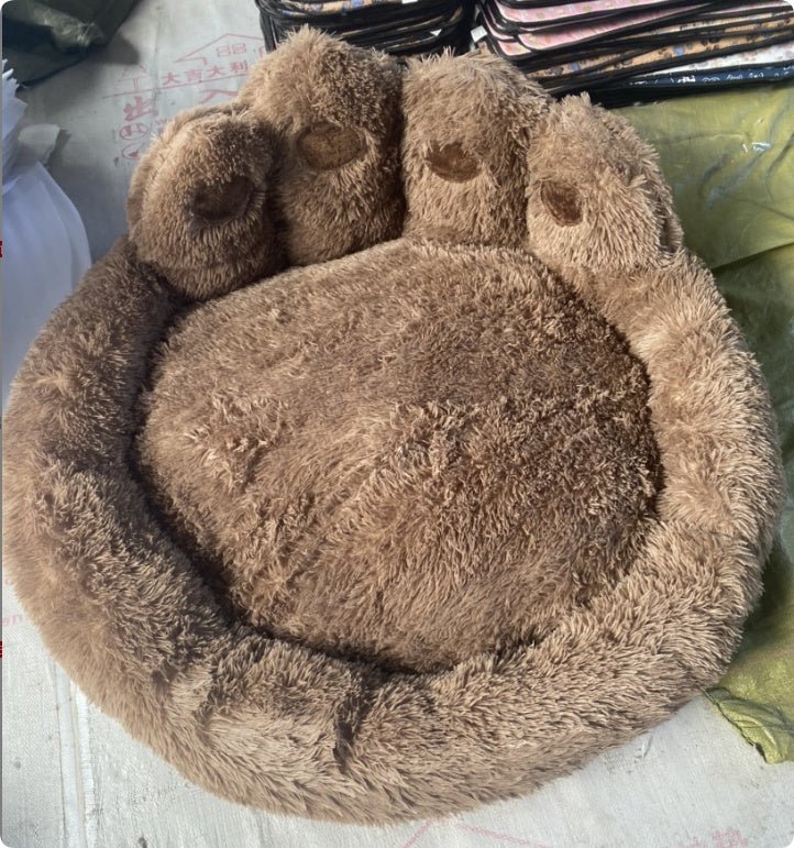 Dog & You – Fleece-Lined Dog Bed | Warm Round Kennel for Medium & Large Dogs - Dog & You