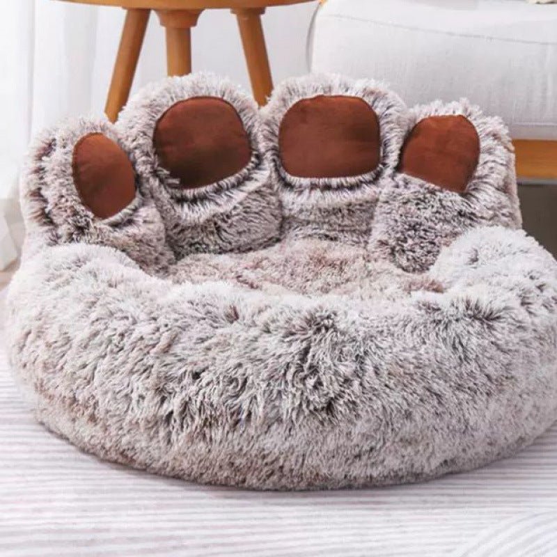 Dog & You – Fleece-Lined Dog Bed | Warm Round Kennel for Medium & Large Dogs - Dog & You