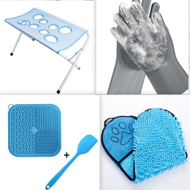 🐾 Dog & You™ Foldable Pet Bathing Stand & Bath Hammock - Dog & You