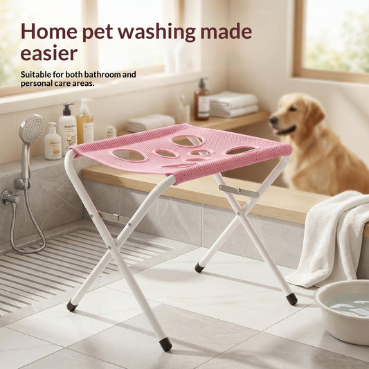 🐾 Dog & You™ Foldable Pet Bathing Stand & Bath Hammock - Dog & You