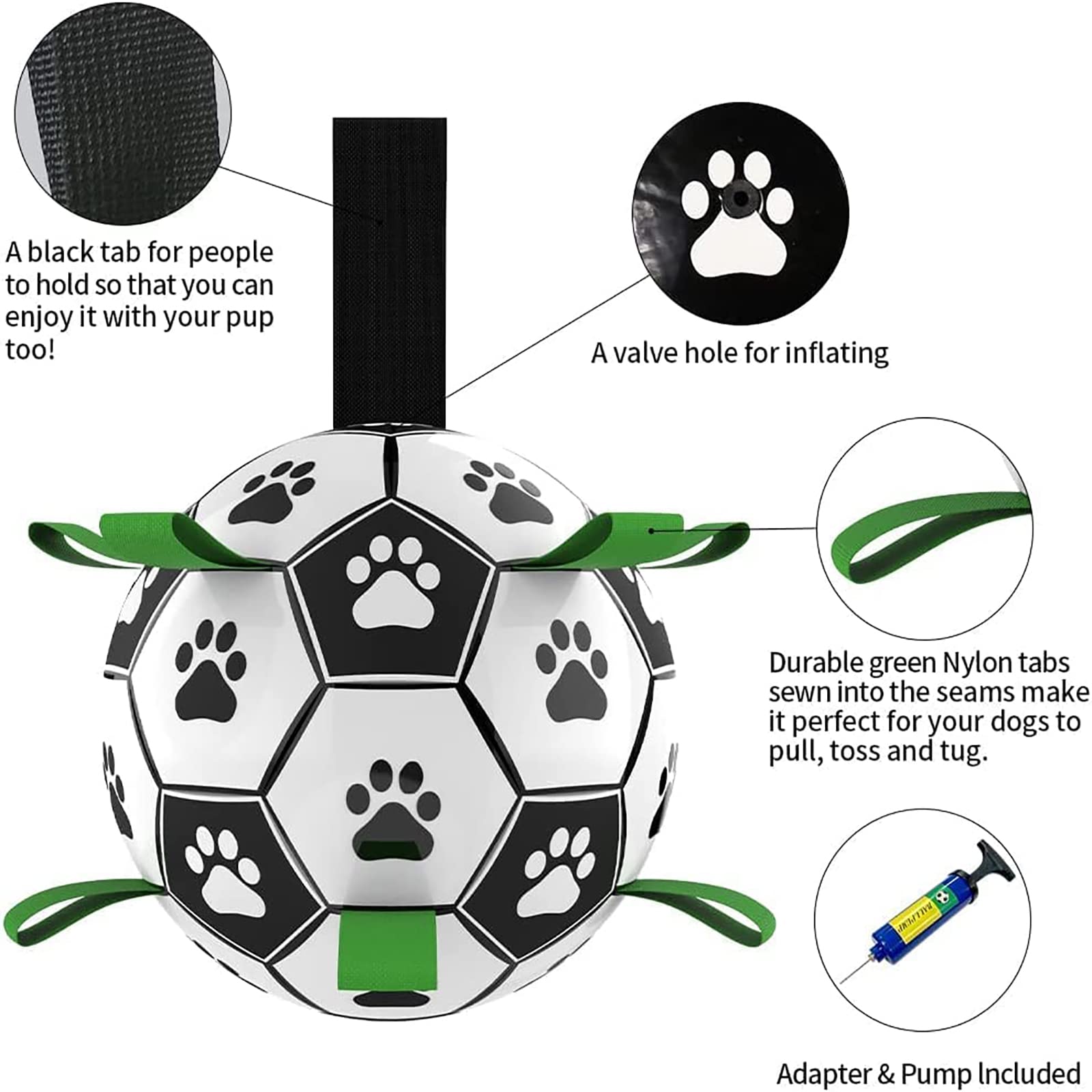 🐾 Dog & You™ Interactive Dog Football - Dog & You