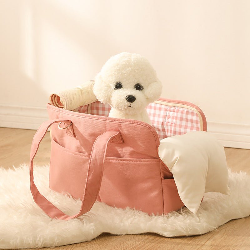 🐾 Dog & You™ Large Cotton Pet Tote Bag for Dogs & Cats - Dog & You