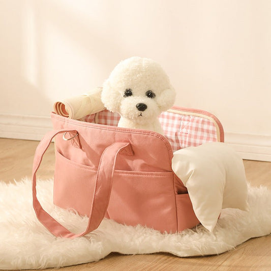 🐾 Dog & You™ Large Cotton Pet Tote Bag for Dogs & Cats - Dog & You