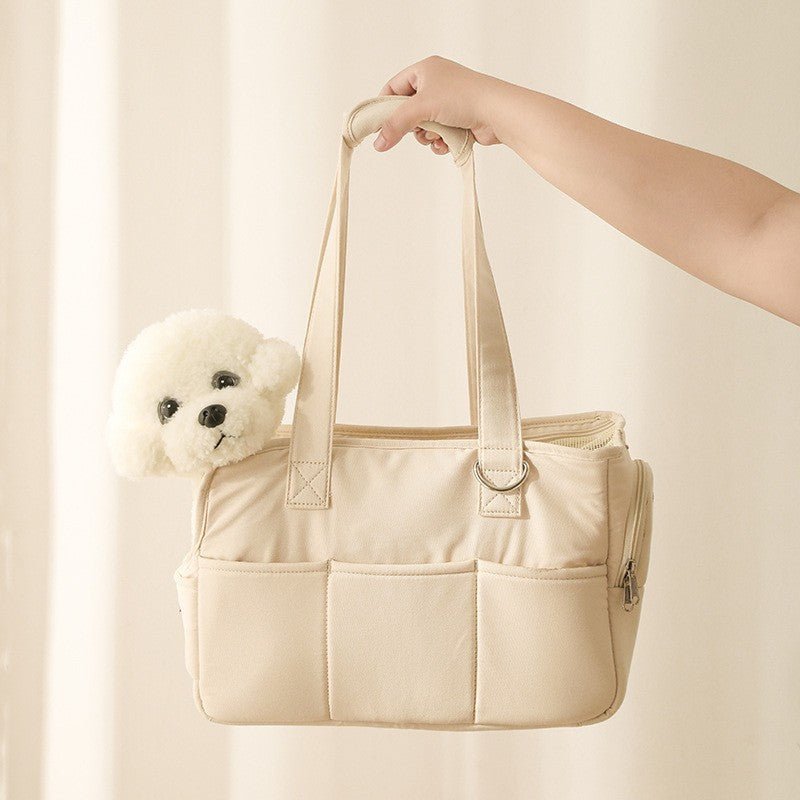 🐾 Dog & You™ Large Cotton Pet Tote Bag for Dogs & Cats - Dog & You