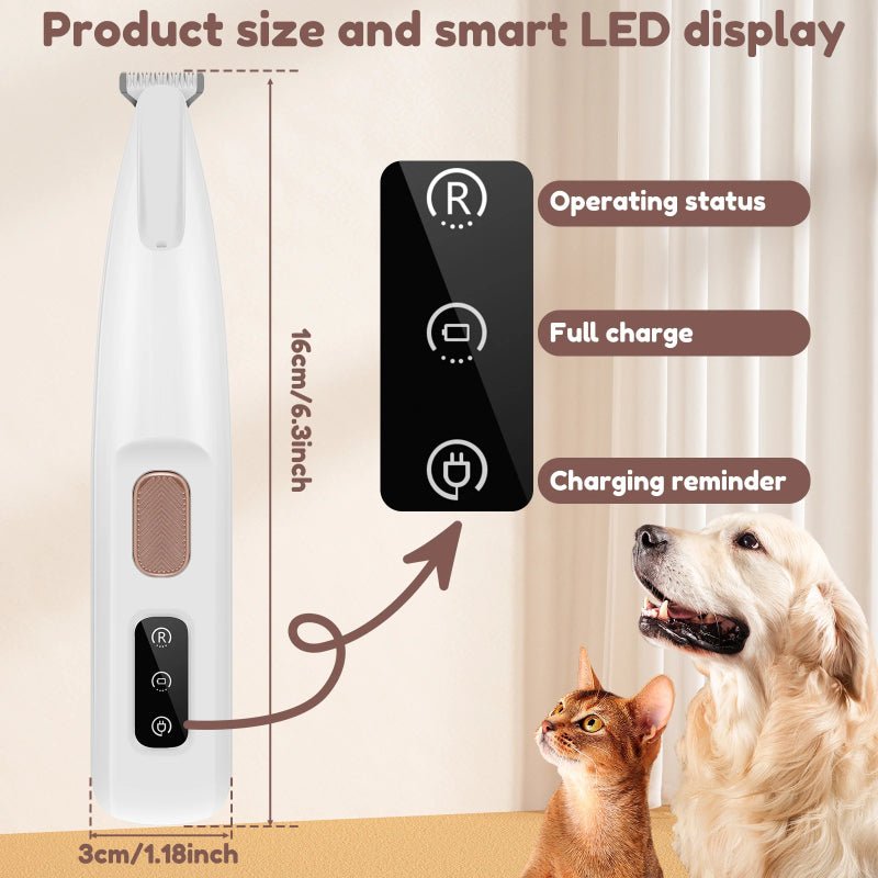 🐾 Dog & You™ LED Paw Trimmer - Dog & You