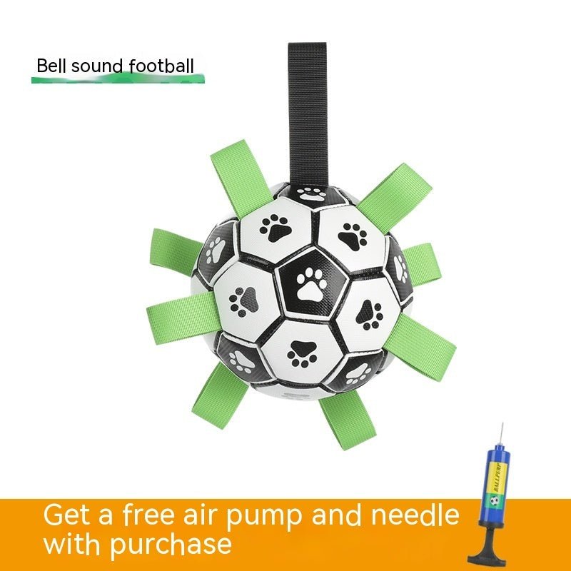 🐾 Dog & You™ Plush Soccer Ball — Bite-Resistant with Cute Characters - Dog & You