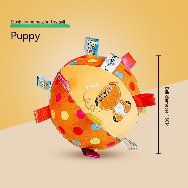 🐾 Dog & You™ Plush Soccer Ball — Bite-Resistant with Cute Characters - Dog & You