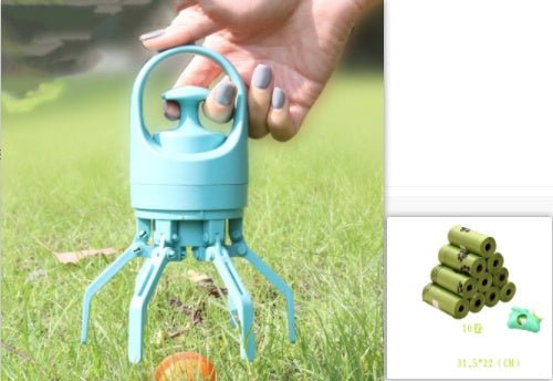 Dog & You – Portable Dog Pooper Scooper with Built-in Bag Dispenser - Dog & You