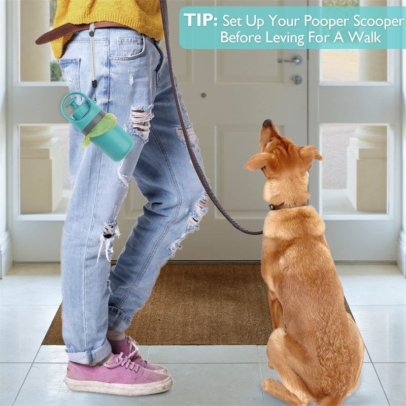 Dog & You – Portable Dog Pooper Scooper with Built-in Bag Dispenser - Dog & You