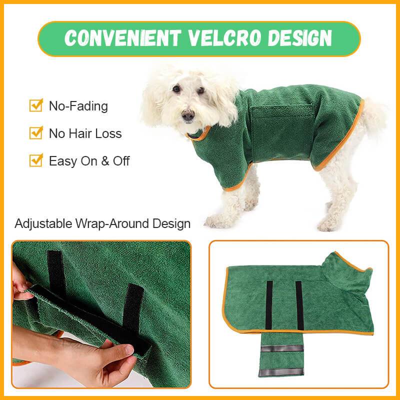 🐾 Dog & You™ Quick-Dry Pet Bathrobe - Dog & You