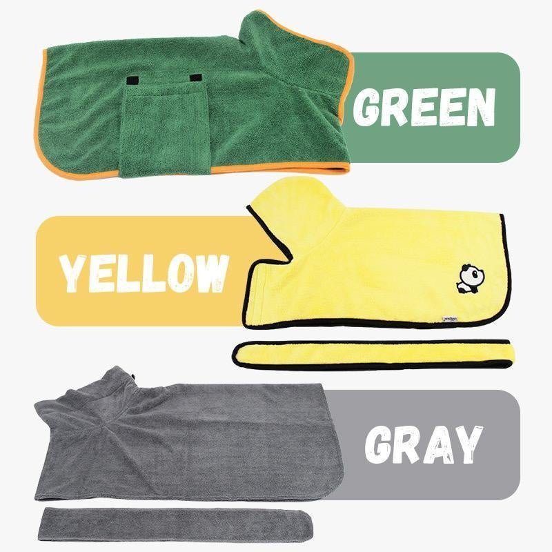 🐾 Dog & You™ Quick-Dry Pet Bathrobe - Dog & You