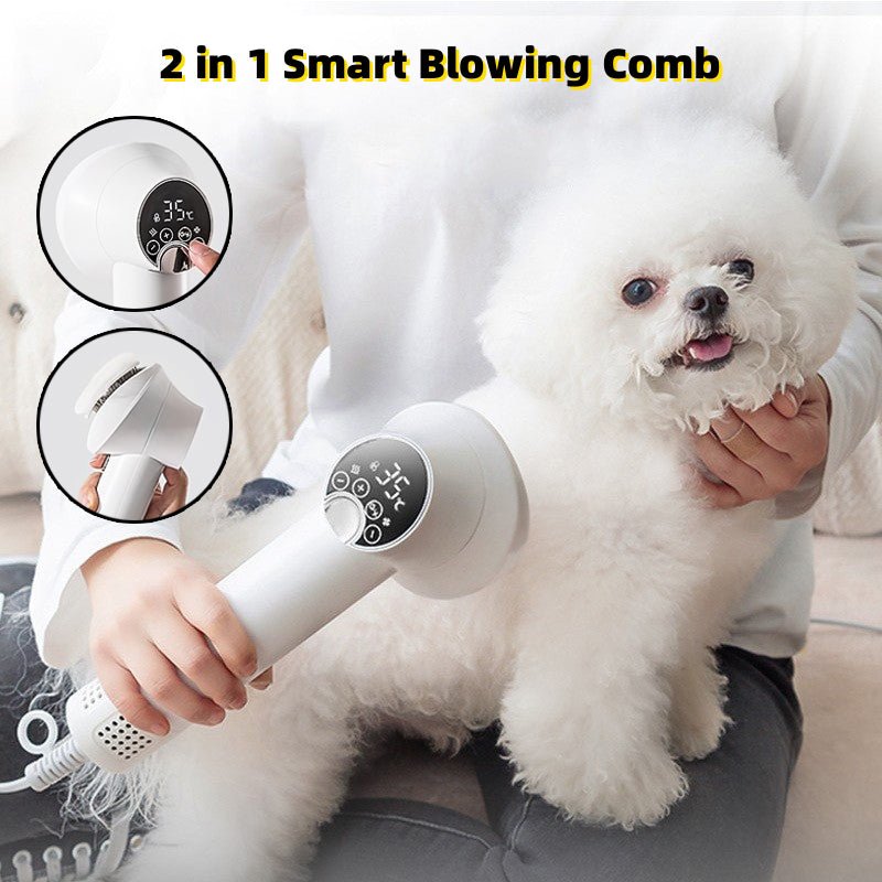 🐾 Dog & You™ Quiet Grooming Dryer Brush - Dog & You