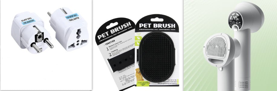 🐾 Dog & You™ Quiet Grooming Dryer Brush - Dog & You