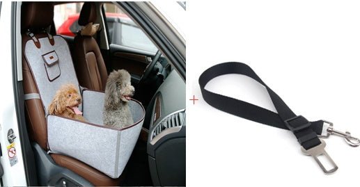 🐾 Dog & You™ Retro Dual-Purpose Pet Car Seat Cushion - Dog & You
