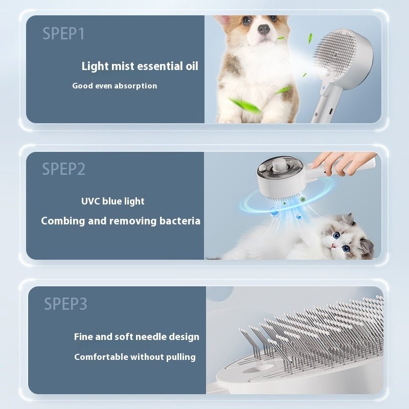 🐾 Dog & You™ UV Care Grooming Brush - Dog & You