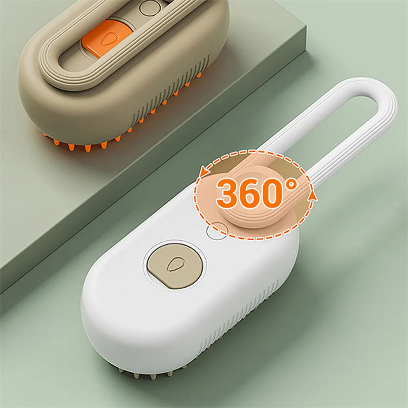 🐾 Dog & You™ 3-in-1 Steam Grooming Brush