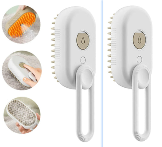 🐾 Dog & You™ 3-in-1 Steam Grooming Brush