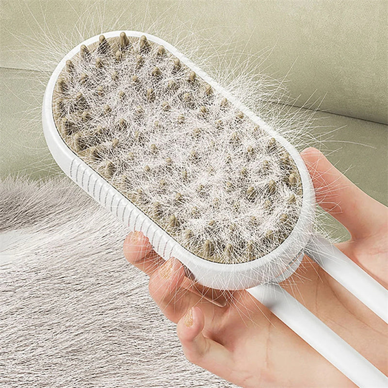 🐾 Dog & You™ 3-in-1 Steam Grooming Brush