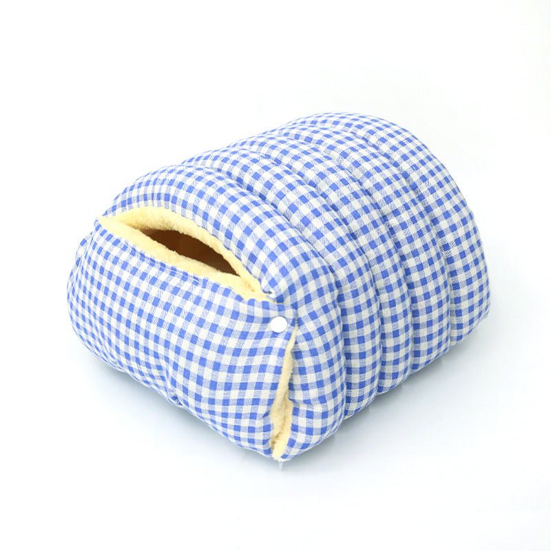 Four Seasons Universal Removable Washable House Closed Cat Kennel Enclosed Cat Nest Sleeping Bag With Plus Space - Dog & You