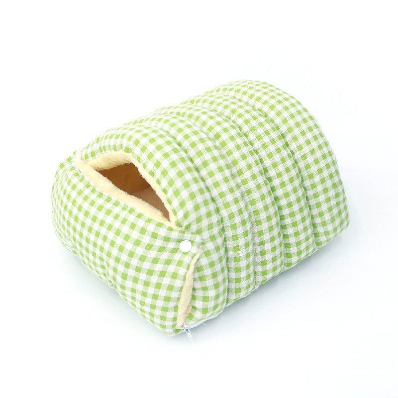 Four Seasons Universal Removable Washable House Closed Cat Kennel Enclosed Cat Nest Sleeping Bag With Plus Space - Dog & You