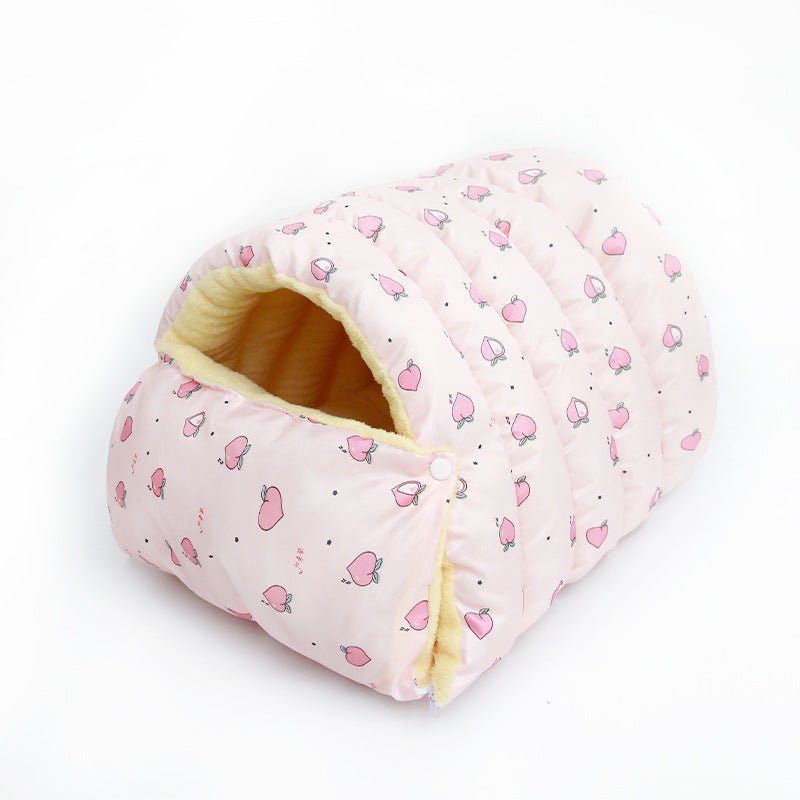 Four Seasons Universal Removable Washable House Closed Cat Kennel Enclosed Cat Nest Sleeping Bag With Plus Space - Dog & You