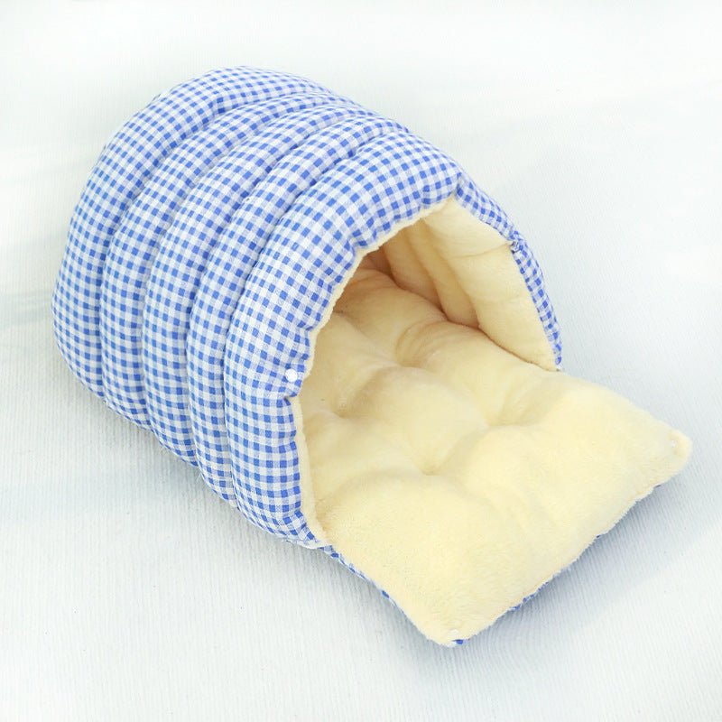 Four Seasons Universal Removable Washable House Closed Cat Kennel Enclosed Cat Nest Sleeping Bag With Plus Space - Dog & You