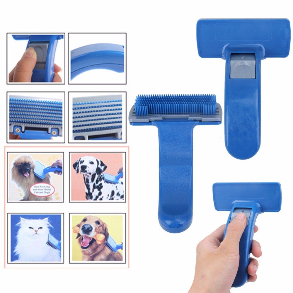 Pet Brush Comb Puppy Dog Cats Self Cleaning Combs Hair Trimmer Grooming Tools for Dog Animals Pet Cleaning Supplies - Dog & You