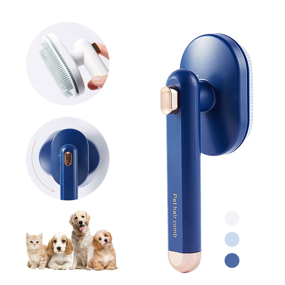 Pet Comb Cat Dog To Remove Floating Hair Pet Hair Brush Hair Removal Artifact Pet Grooming Brush Supplies Self Cleaning Comb Pet Products - Dog & You