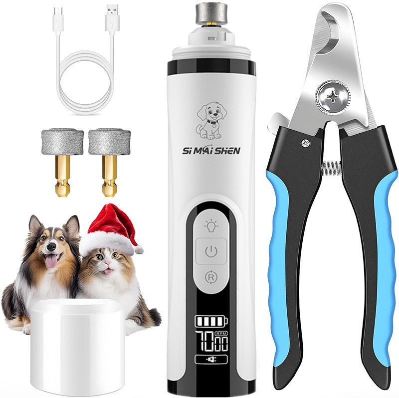 Pet Nail Grinder Highpower LED DualightWith Bloodline Detection Electric And Rechargeable - Dog & You