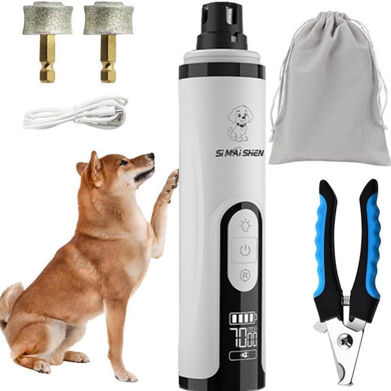 Pet Nail Grinder Highpower LED DualightWith Bloodline Detection Electric And Rechargeable - Dog & You